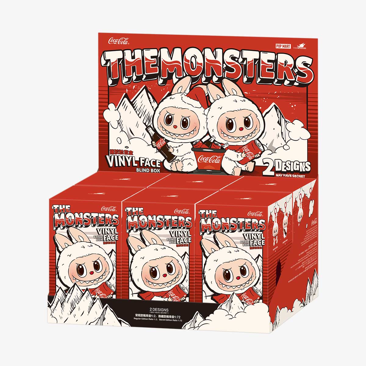 THE POPS MART COCA-COLA Vinyl Face Action Monster Figures Blind Box Collectible Toy