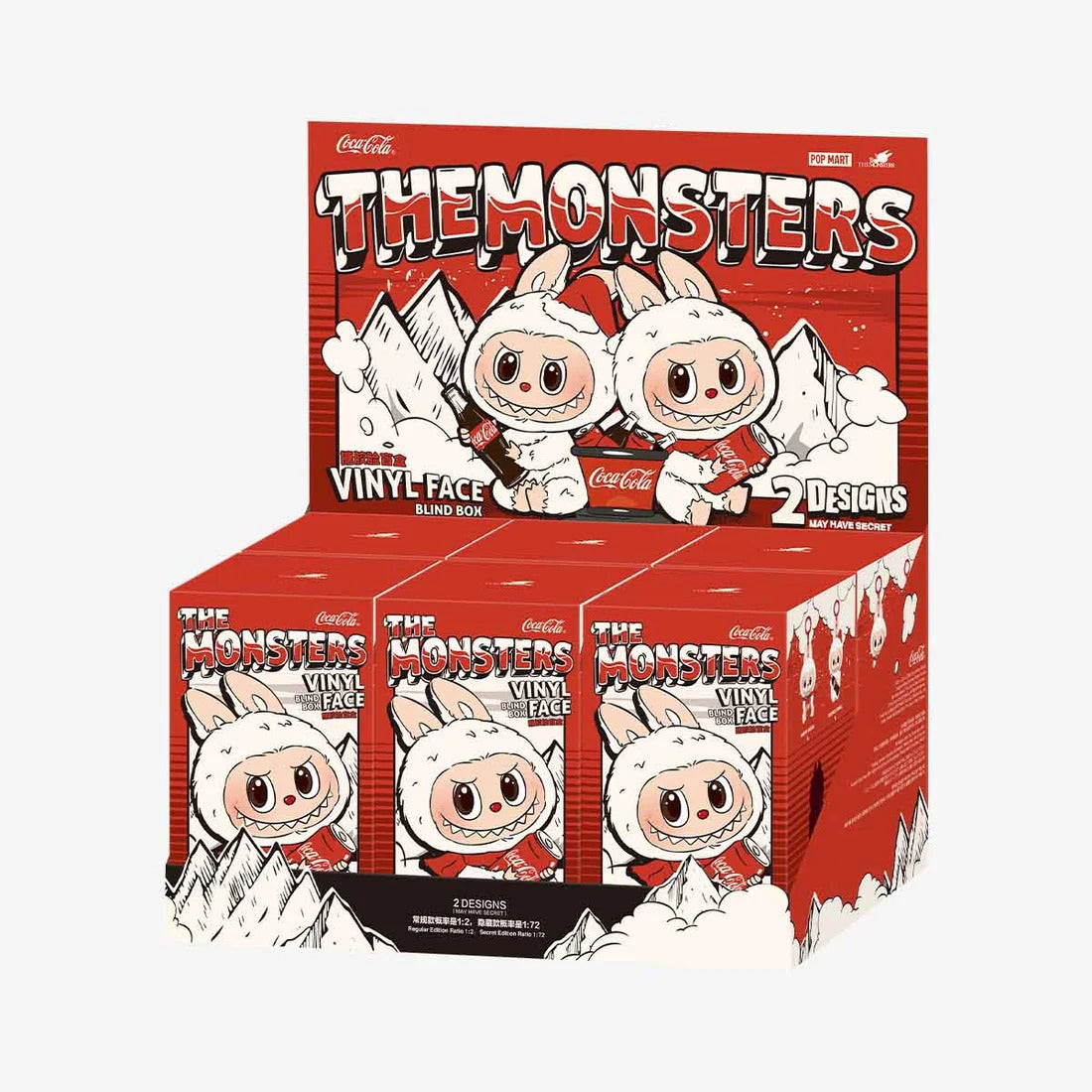 THE POPS MART COCA-COLA Vinyl Face Action Monster Figures Blind Box Collectible Toy Pack of 1