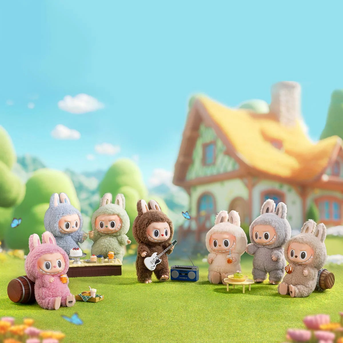 POPS MART Choose Your own Labubu (Opened Box)-THE MONSTERS - Exciting Macaron Vinyl Plush